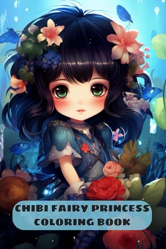 Chibi Fairy Princess Coloring Book for Kids: Adorable Fairies Coloring Pages with Whimsical Little Fairytale Princesses Miniature Illustrations von Independently published